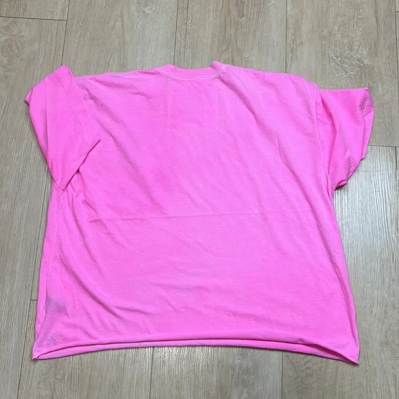 Aviator Nation Bolt Embroidered T-Shirt in Neon Pink/mint, SIZE XL - Picture 3 of 9